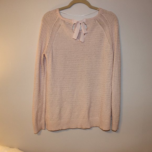 LC Lauren Conrad Bow Sweater - Picture 3 of 5